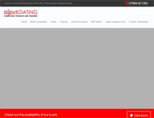 Tablet Screenshot of bearboating.co.uk